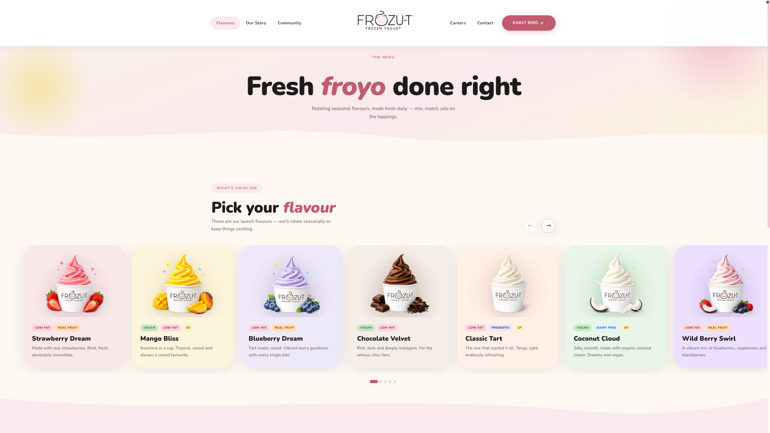 Frozu-t - Flavours showcase