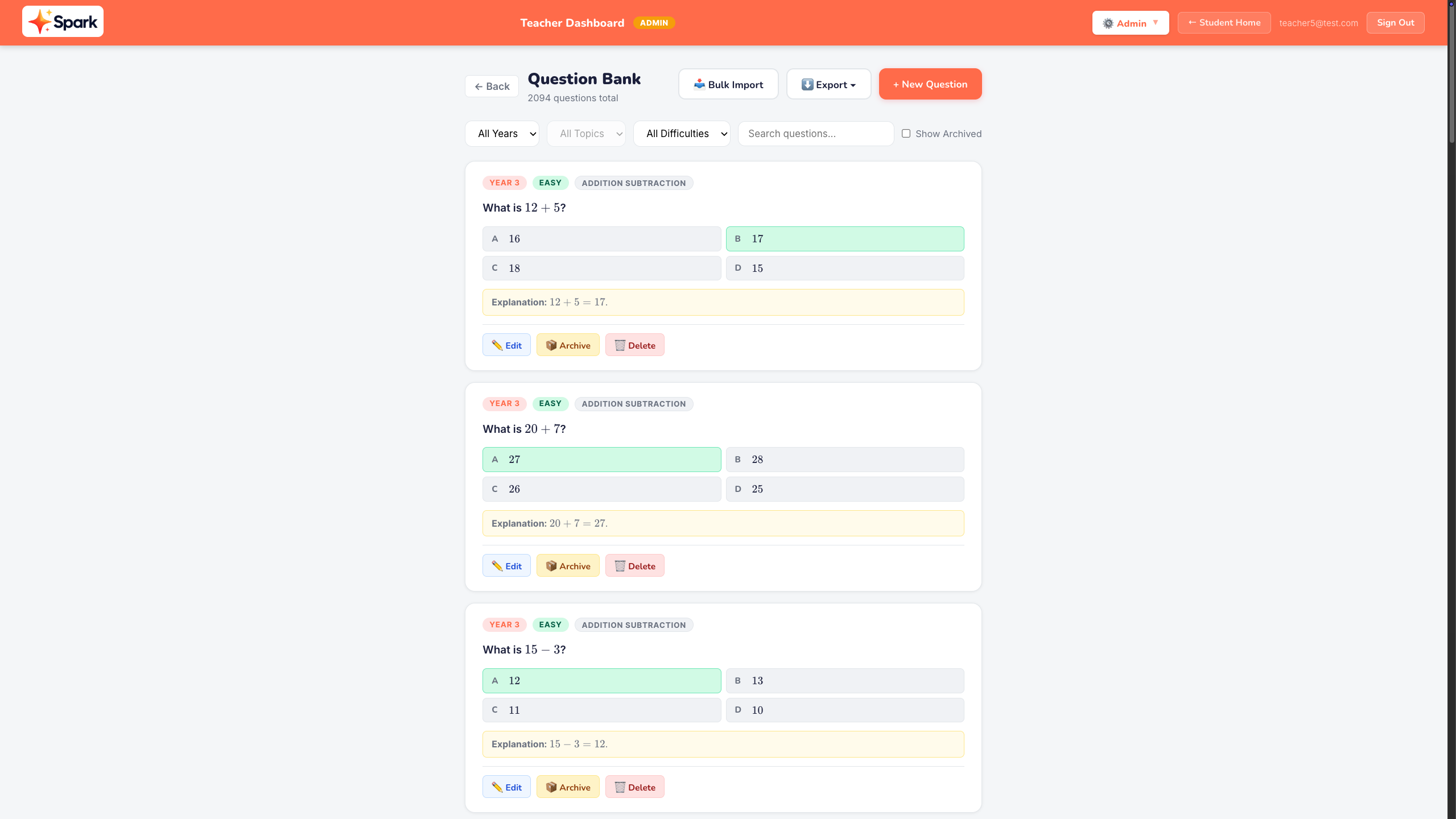 Spark - Question bank